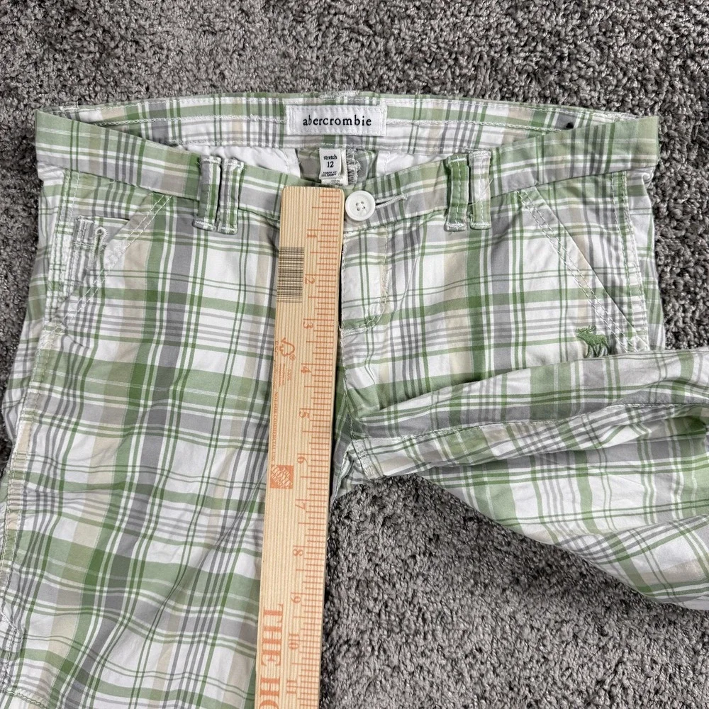 Y2K Abercrombie Girls Bermuda Shorts 12 Y2K Cotton‎ Preppy Old Money 2000s